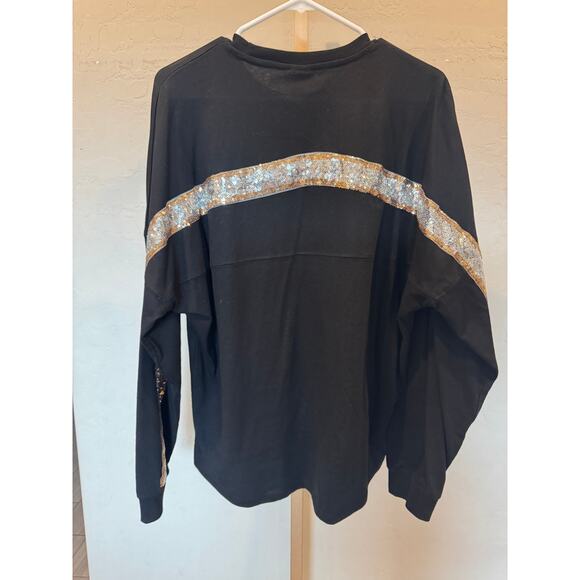 Las Vegas Raiders Gameday Couture Sequin Top NWOT Size M - Picture 4 of 5